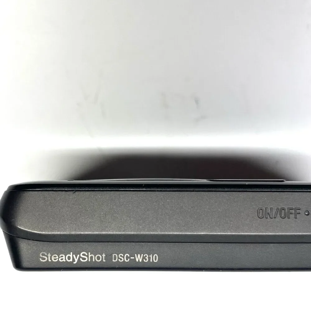 Sony Cybershot DSC-W310 12.1 MP Black Digital Camera New Battery 8GB SD Card